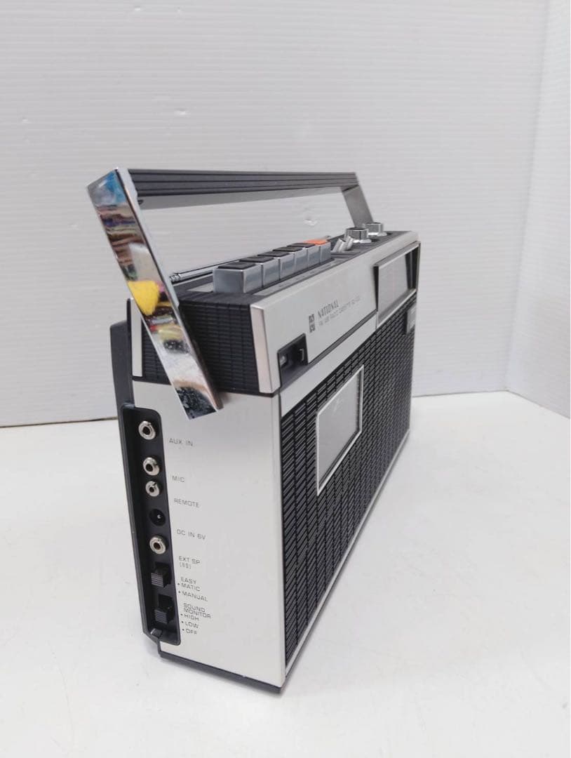 【昭和レトロ】ナショナル FM/AMラジオカセット MAC RQ-433元箱付き