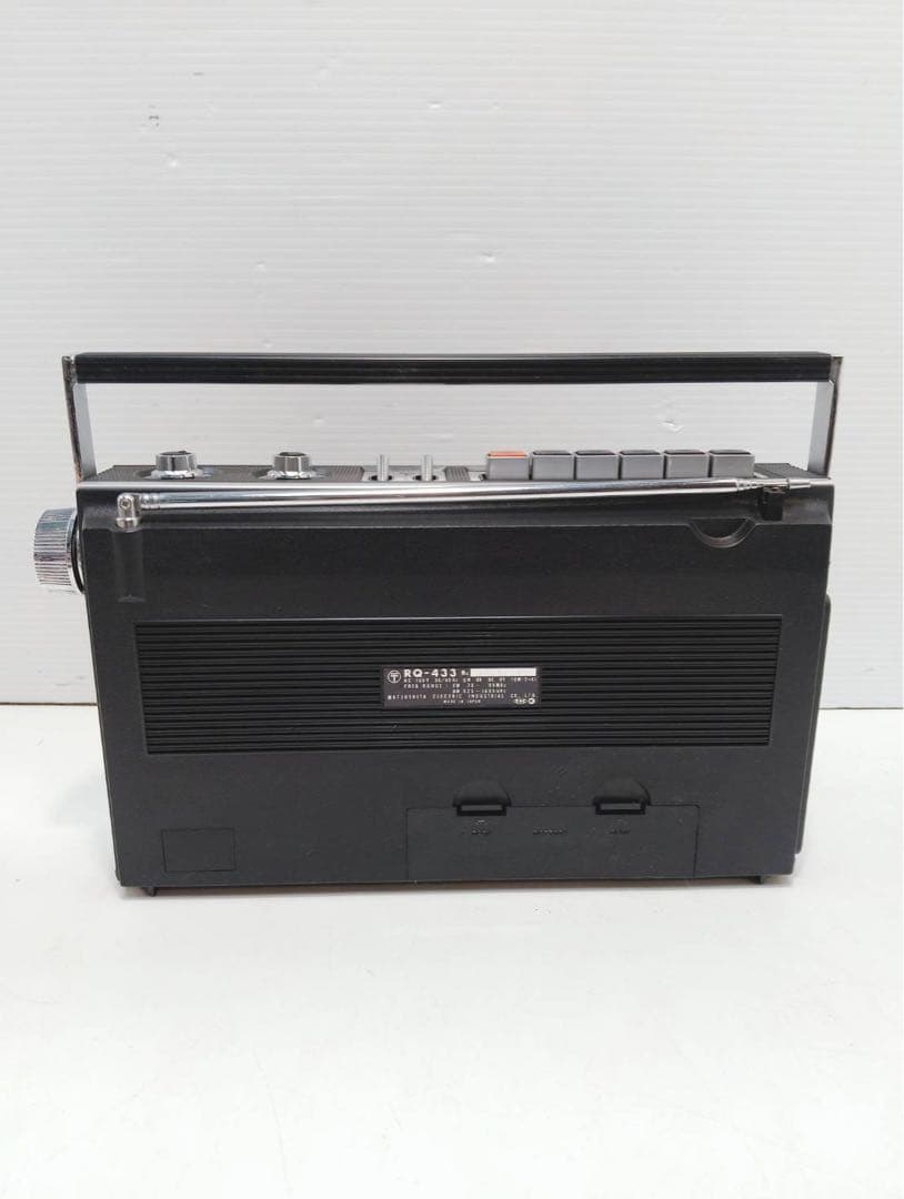 【昭和レトロ】ナショナル FM/AMラジオカセット MAC RQ-433元箱付き