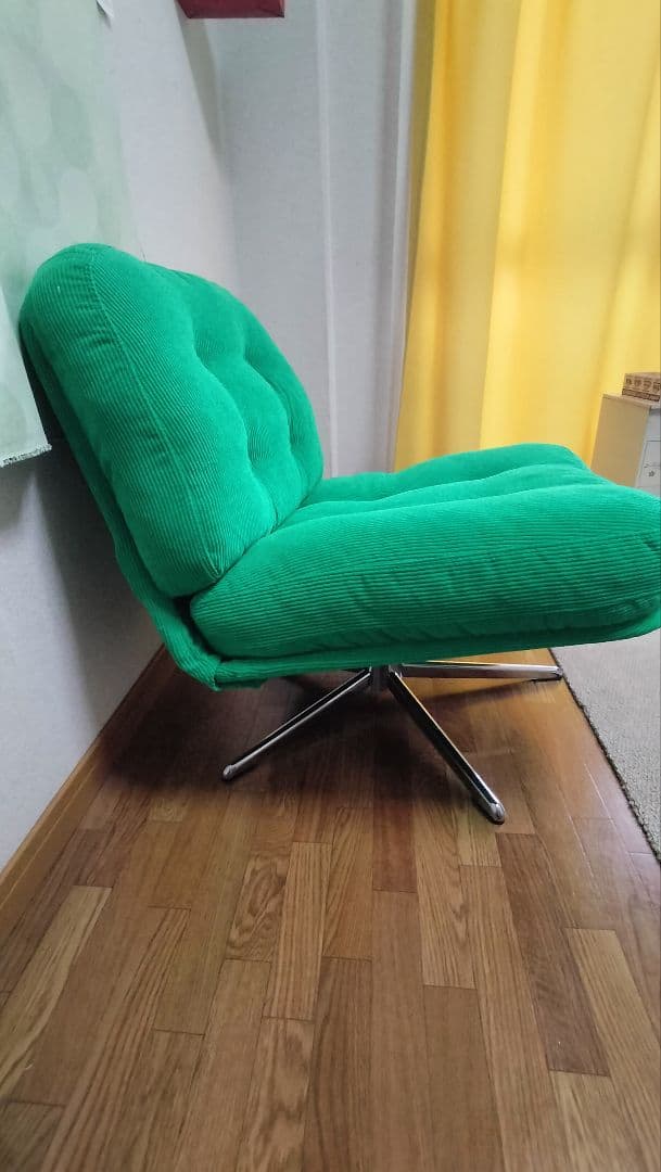 IKEA ディヴリンゲ グリーン 回転　パーソナルチェア　一人掛けソファ