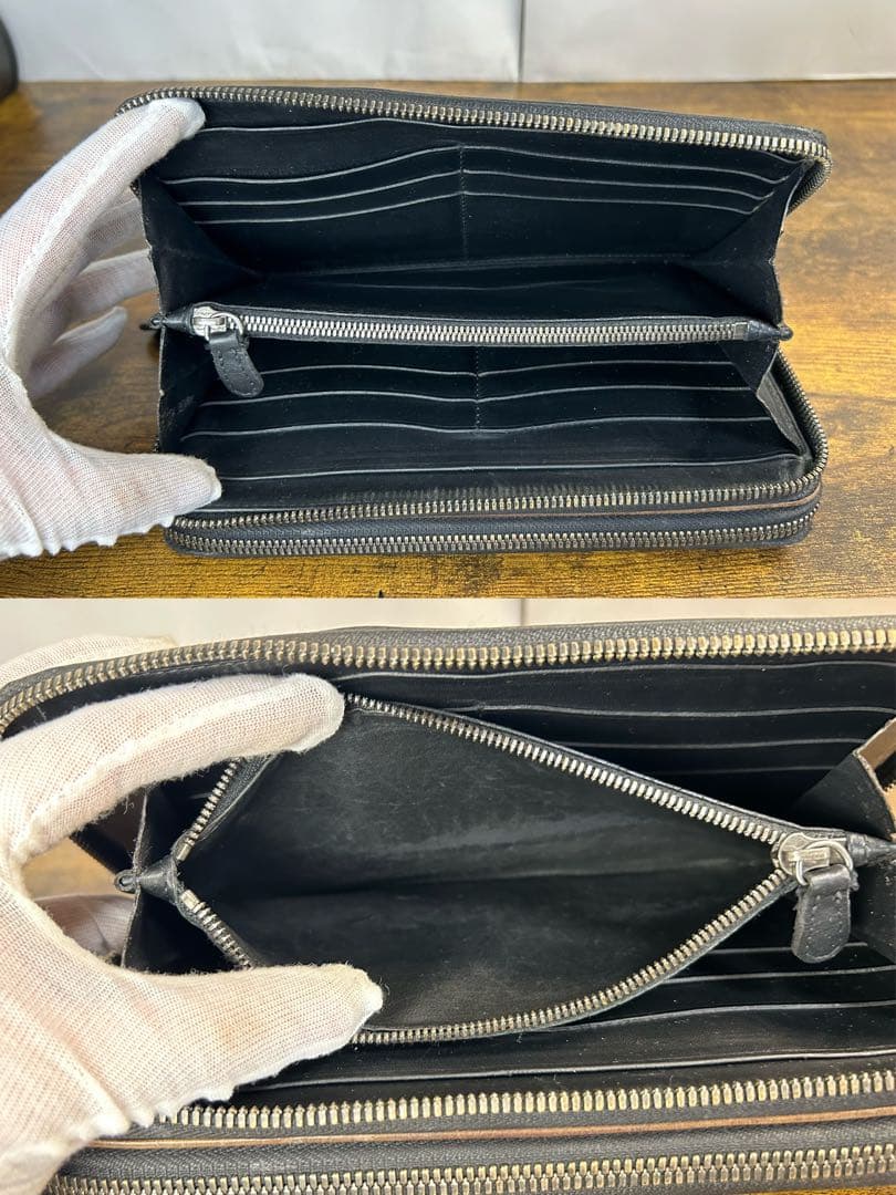 極美品　34.2万円　Berluti タリ Tali スクリットレザー　長財布
