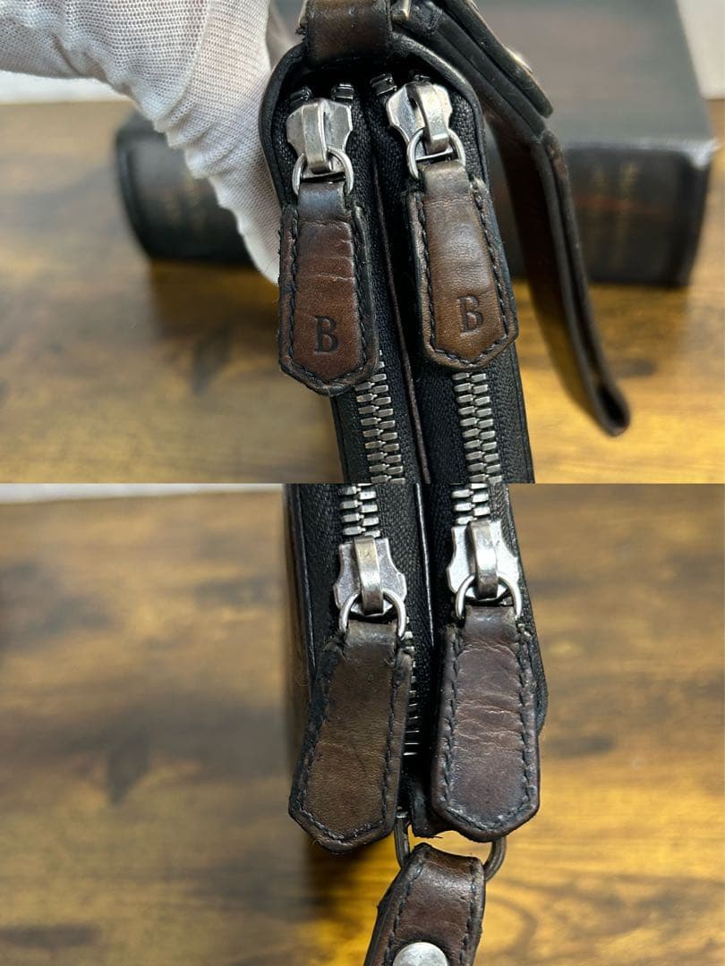 極美品　34.2万円　Berluti タリ Tali スクリットレザー　長財布