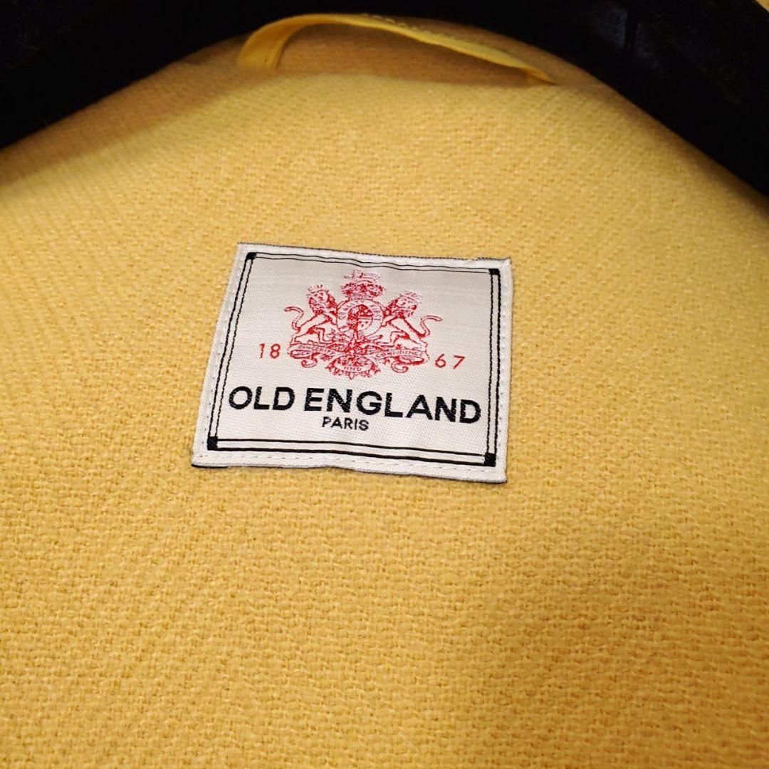 美品✨オールドイングランド 大きいサイズ ヘリンボーン ダッフルコート 黄色