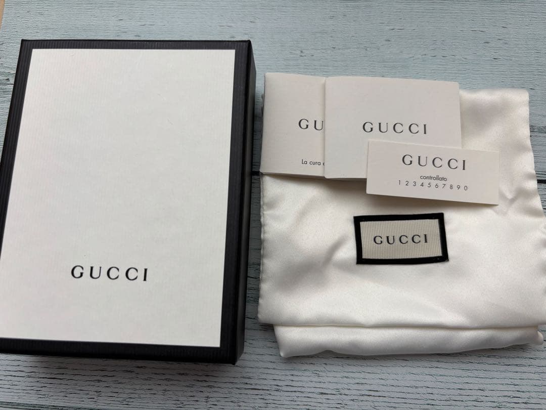 GUCCI グッチ マイクログッチシマ レザー ケース 小銭入れ