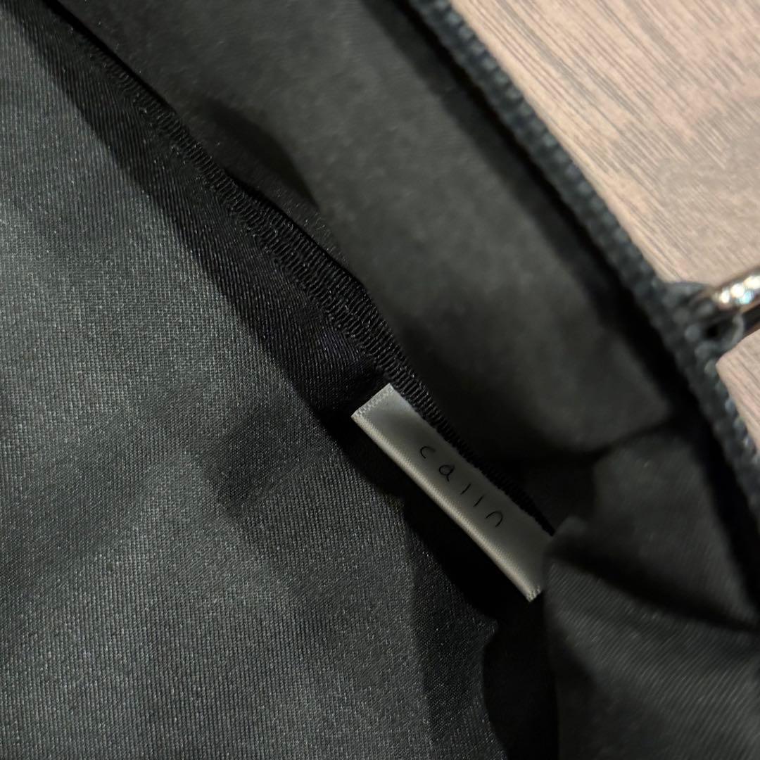 calin カラン ブラックパディングマザーズバッグ