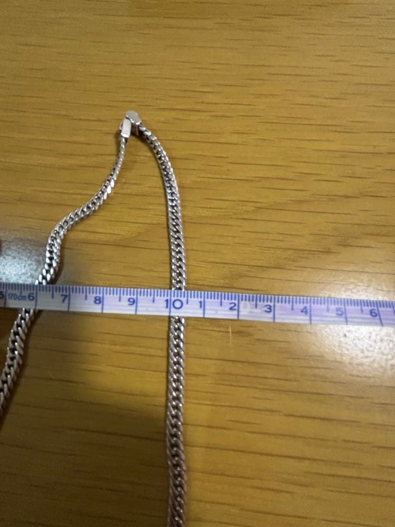 シルバー925 喜平チェーンネックレス 約50cm.4.5mm.21g