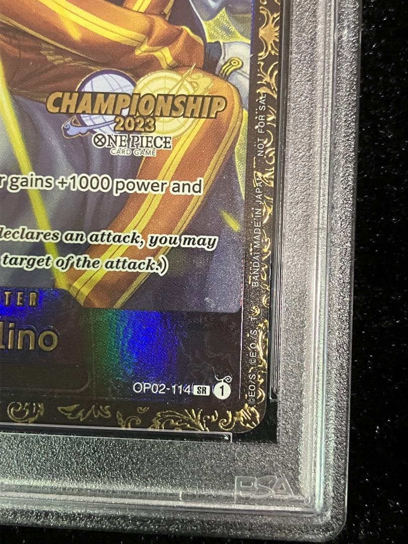 【超激レア】ボルサリーノ チャンピオンシップ 2023 PSA10 英語版