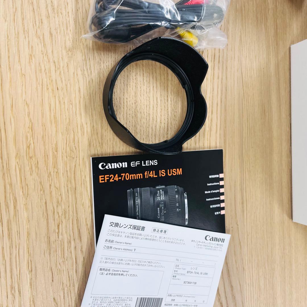 レンズ(ズーム) Canon ZOOM Lens EF 24-70mm F4 L IS USM