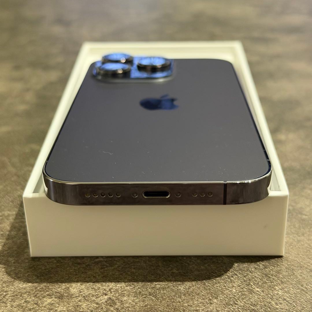 【超美品】Apple iPhone 14 Pro ディープパープル 本体