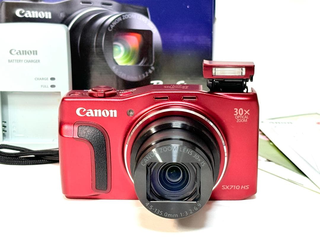 ★ほぼ新品【動作良好 返品保証】Canon PowerShot SX710 HS