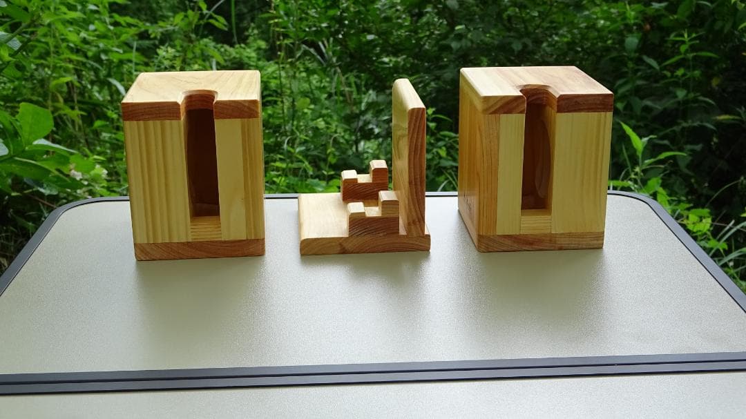 スマートフォン用ステレオ無電源スピーカー