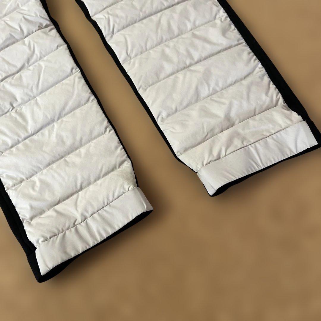 マーク&ロナ　メンズダウンパンツ　ホワイト＆ブラック　50