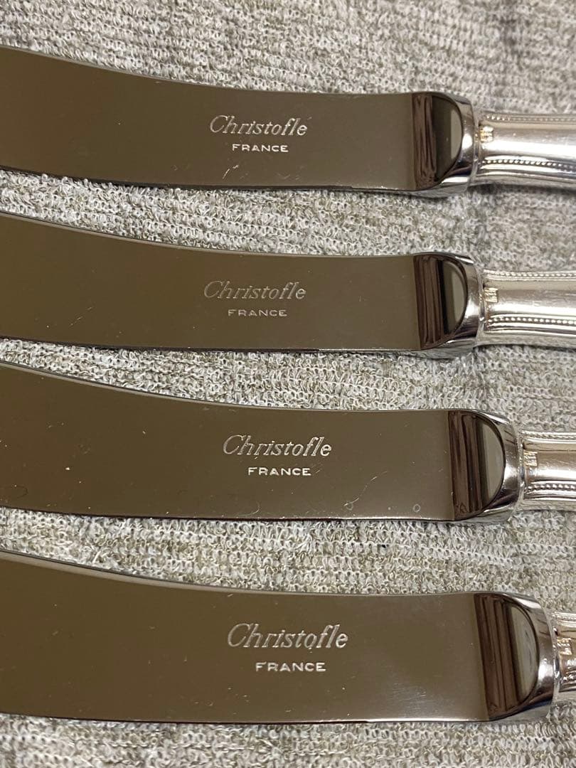 Christofle クリストフル パールシリーズ バターナイフ 4本セット