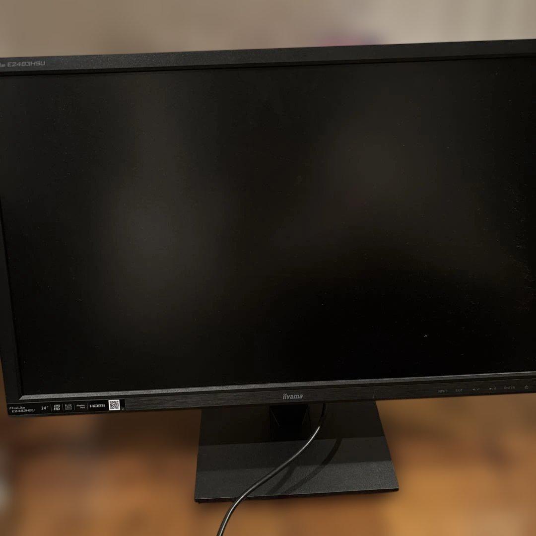 iiyama ディスプレイ24インチ　SANWAキーボード　別売り可能