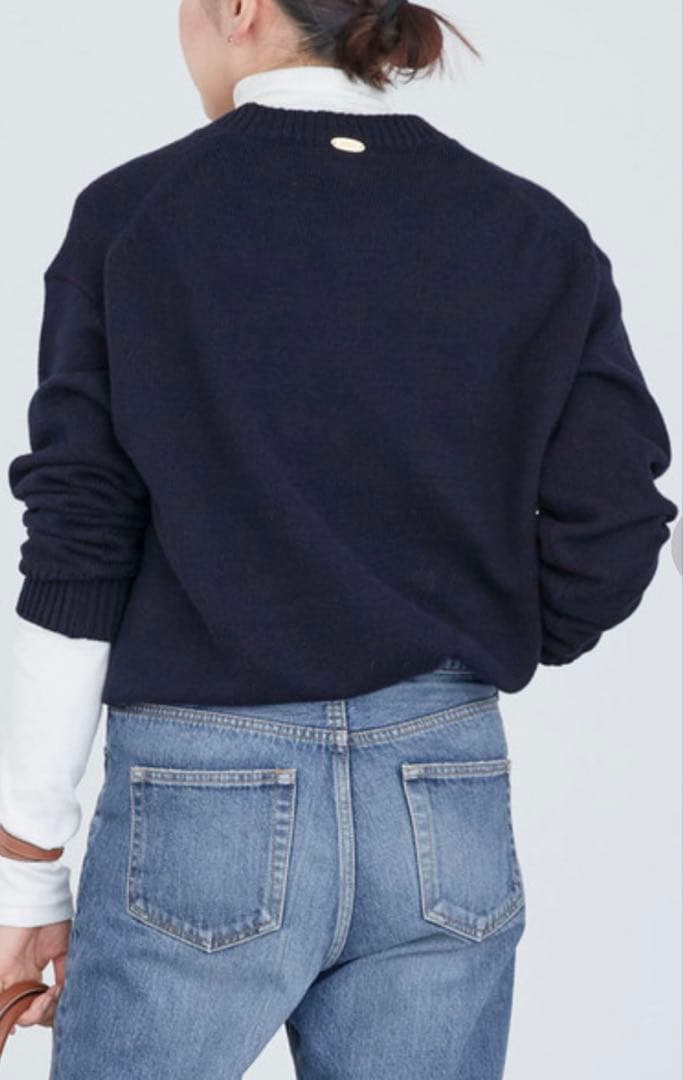 ドゥーズィエムクラス　Lily sof クルーネック プルオーバー　ニット