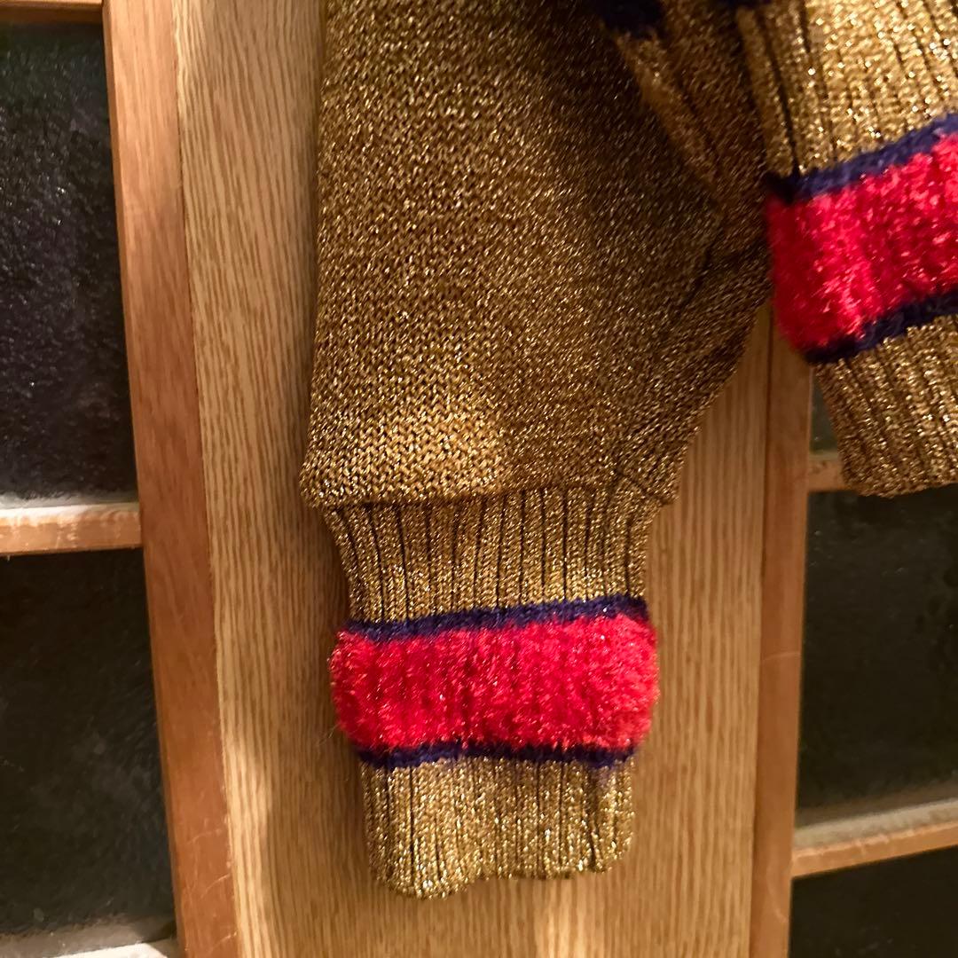 あちゃちゅむムチャチャの白雪姫柄ガーディガンゴールド