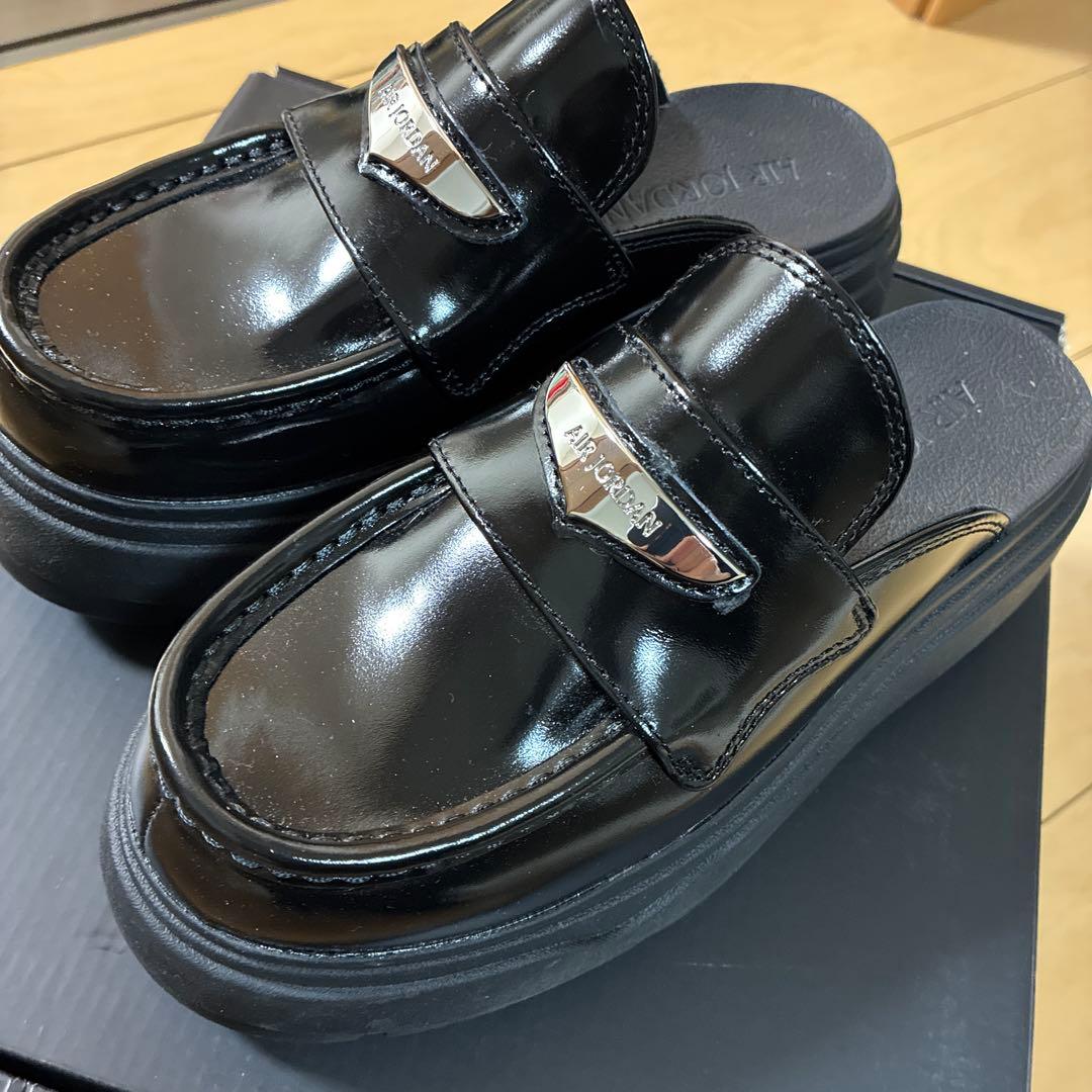 値下げします。AIR JORDAN ブラックローファー US5