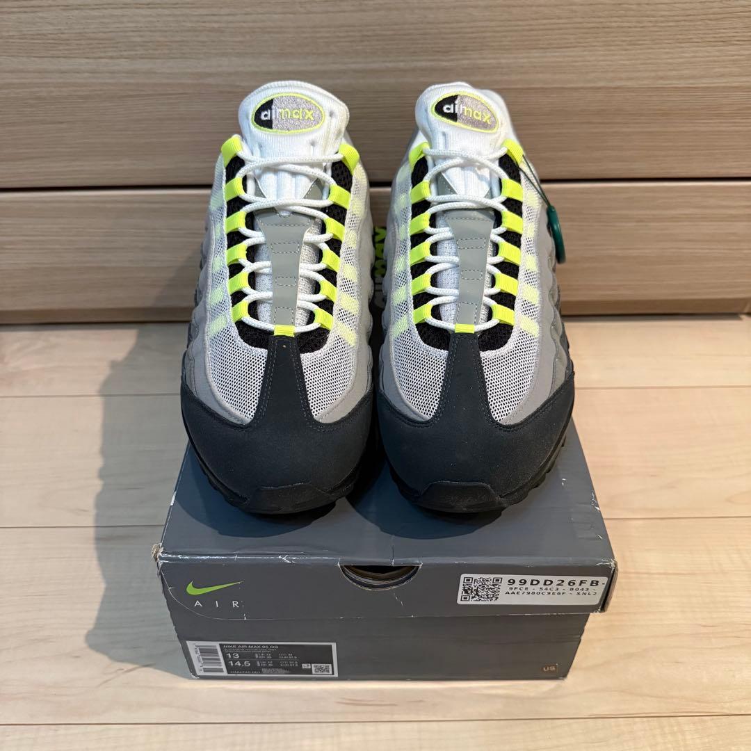新品未使用品 ナイキ エアマックス95 ネオン イエロー 31cm