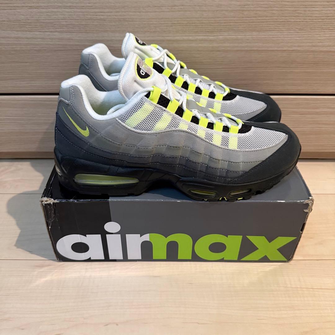 新品未使用品 ナイキ エアマックス95 ネオン イエロー 31cm