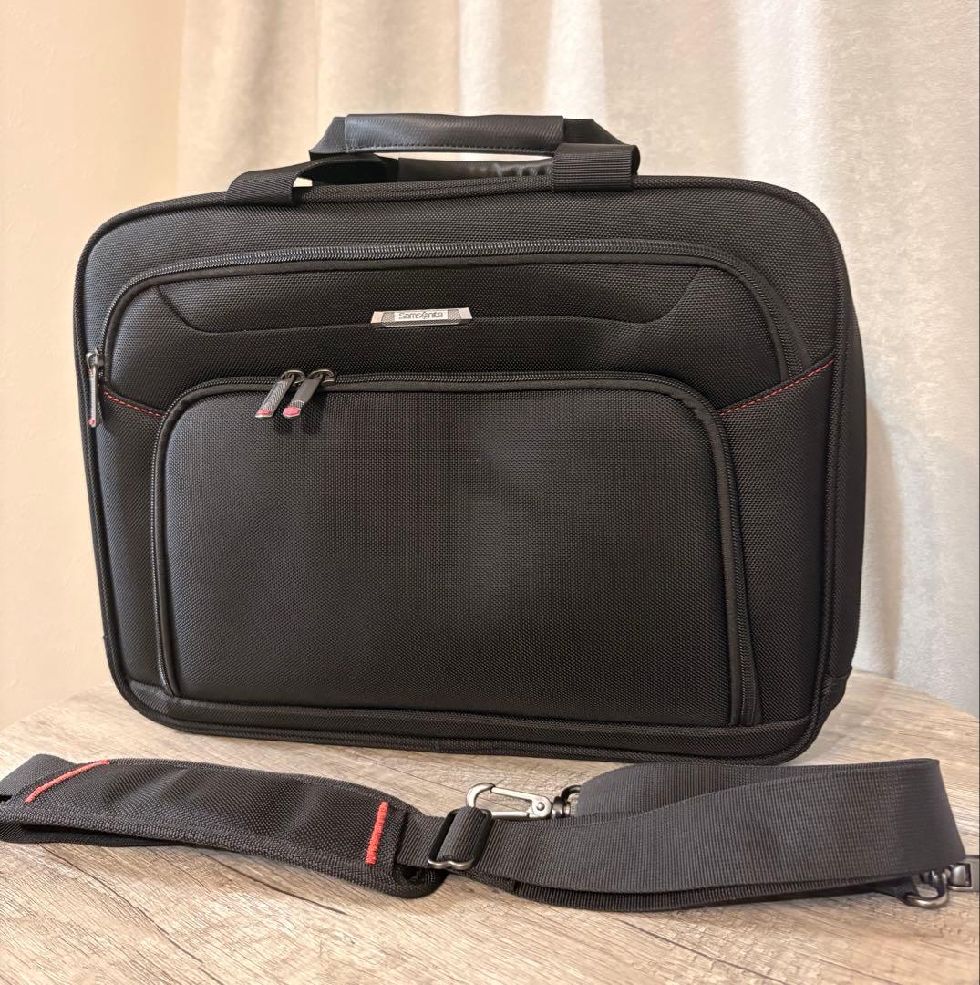 いちご❗️ サムソナイト 2way ビジネスバッグ ブラック