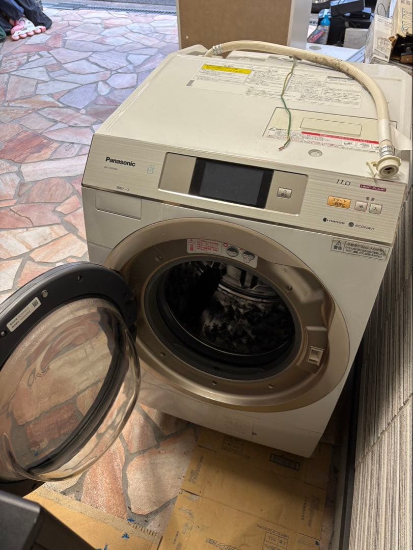 【引き取りのみ】Panasonic ドラム式洗濯機 本体 ホワイト