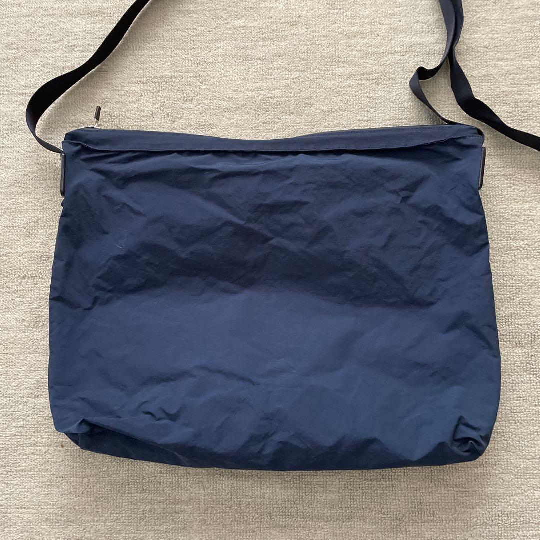 エンダースキーマ　 ネイビー メッセンジャーバッグ
