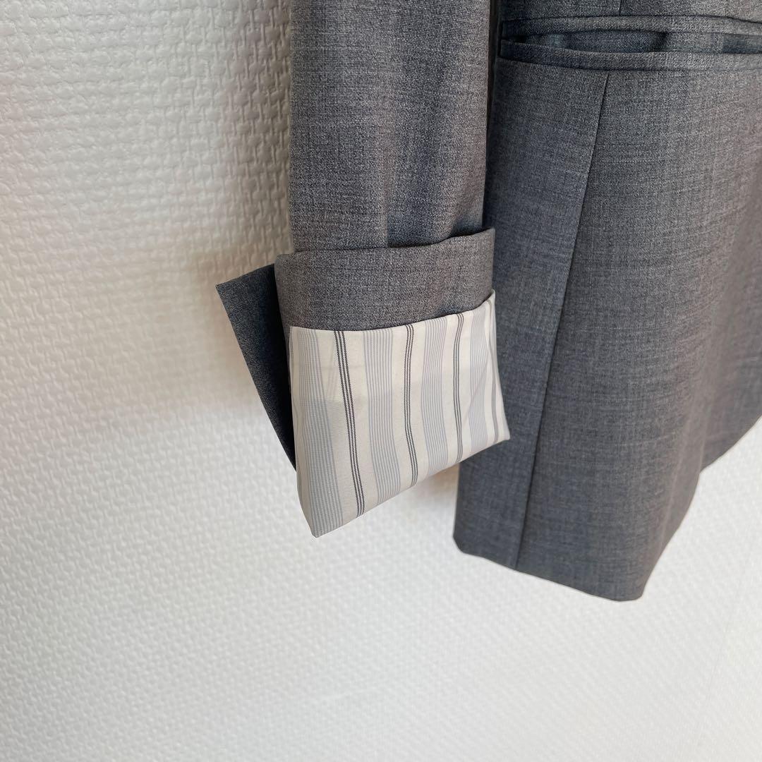 美品theory luxe セオリーリュクスEXECUTIVE グレーサイズM