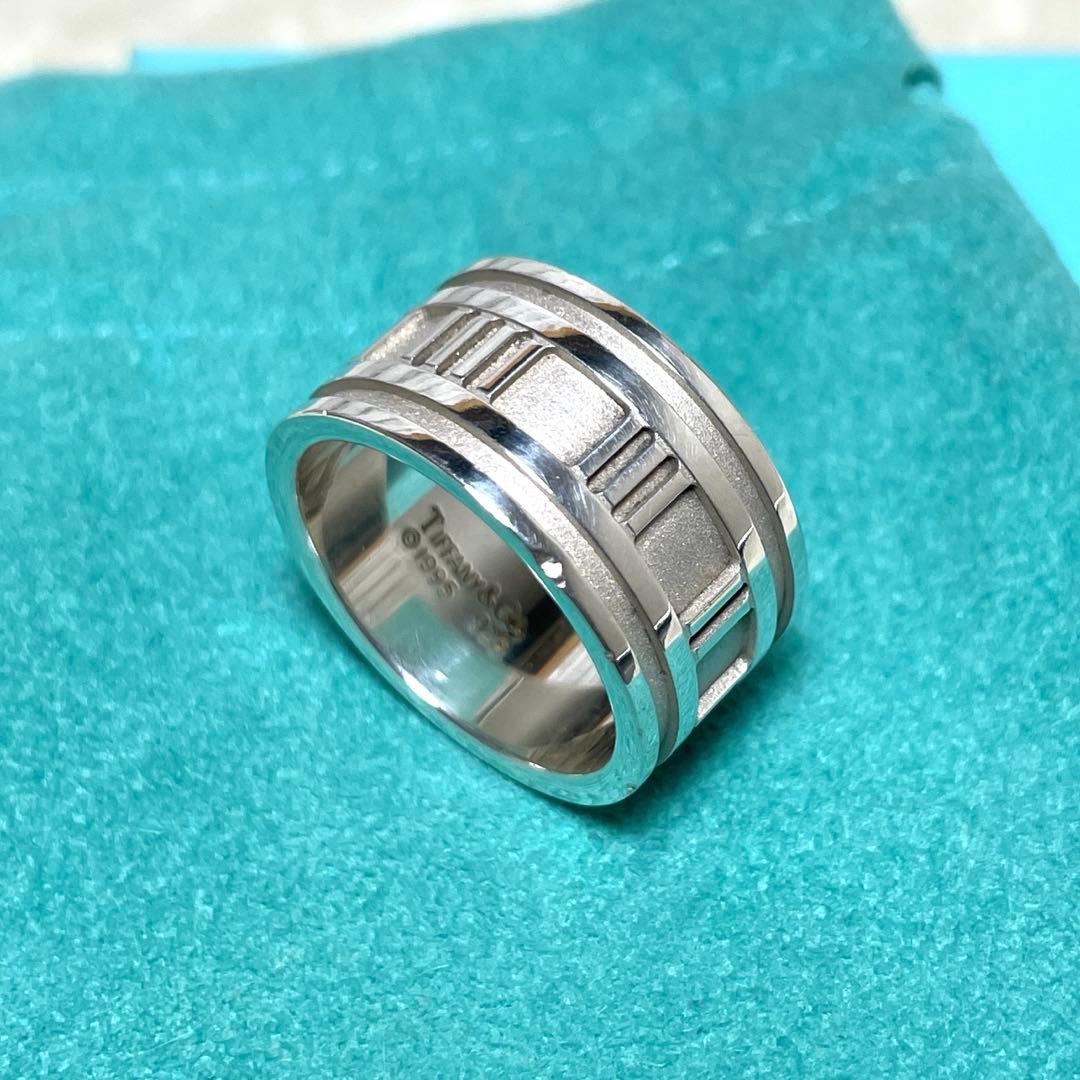 TIFFANY&Co.ティファニー　アトラスリング　ワイド　19号