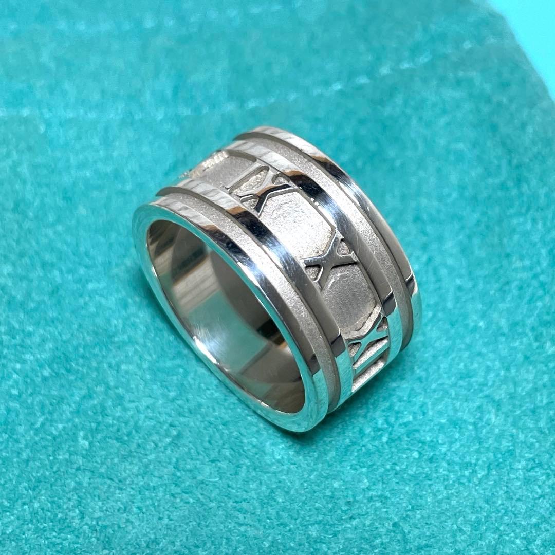 TIFFANY&Co.ティファニー　アトラスリング　ワイド　19号