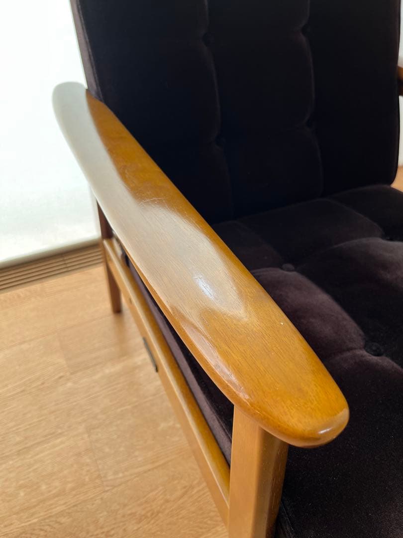 カリモク60 Kチェア モケットブラック【限定】