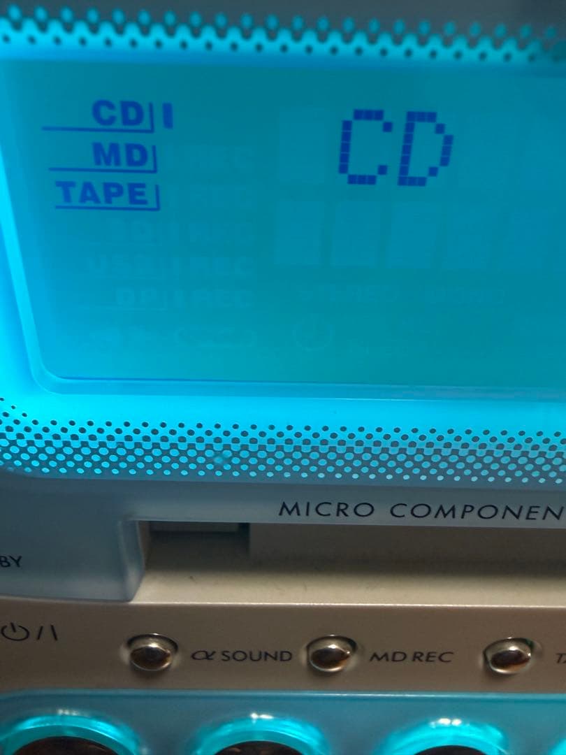 Victor CA-UXQX1-A MD/CDミニコンポスピーカー付 MDおまけ