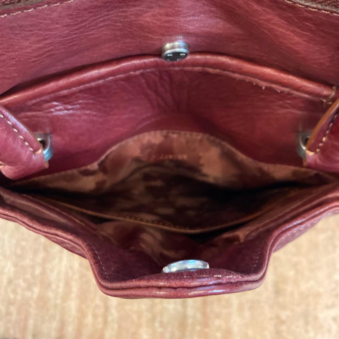 【美品】 aniary アニアリ 希少デザイン レザートートバッグ 赤 レッド