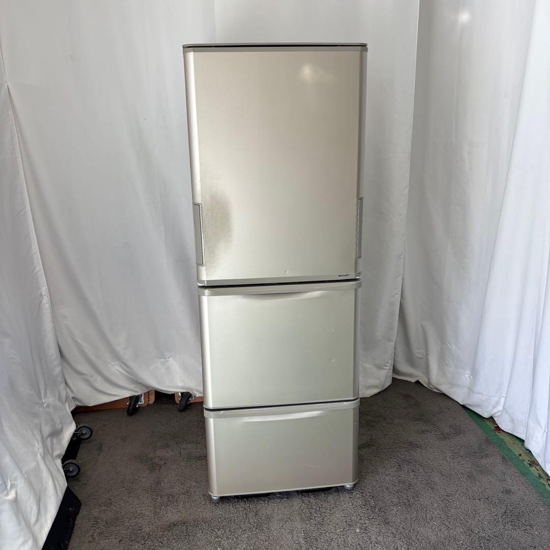 858　冷蔵庫　SHARP　300-400ℓ　大型　両開き　中古　安い　設置無料