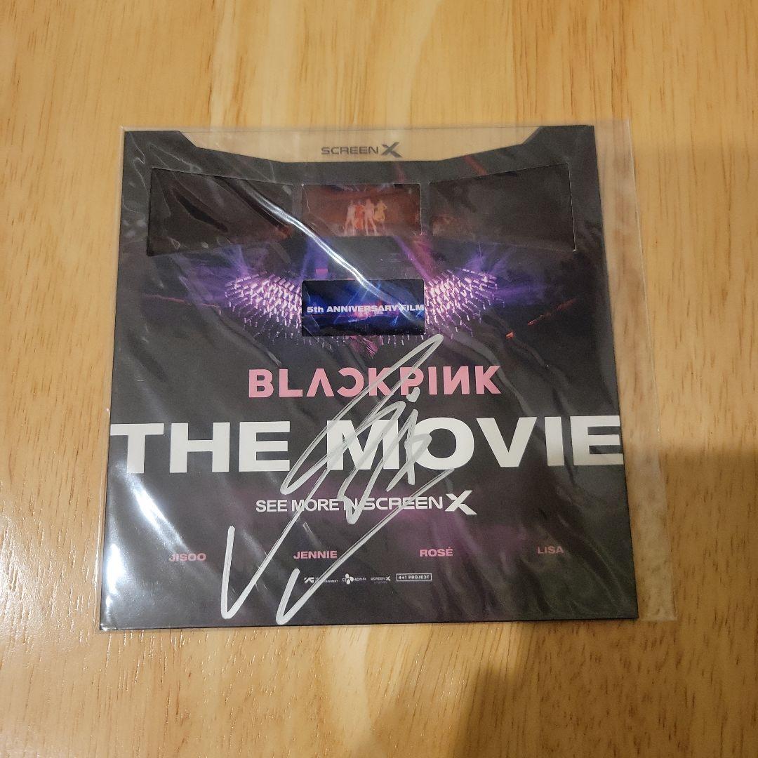 BLACKPINK THE MOVIE 直筆サイン リサ ブラックピンク トレカ