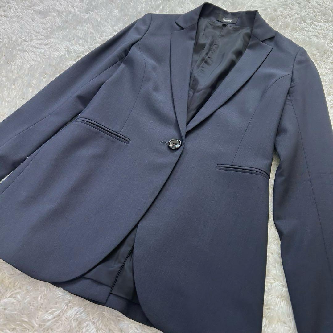Theory セオリー　セットアップ　スーツ　ビジネス　通勤　00サイズ　紺