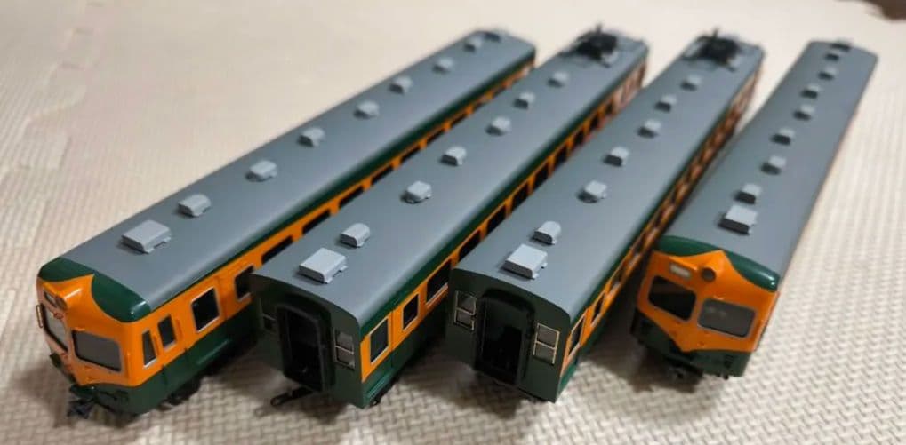 エンドウ HOゲージ 80系直流電車　クハ　モハ　4両セット