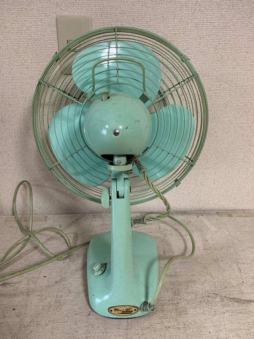 G0713-08★三菱 12インチ扇風機 ミントグリーン