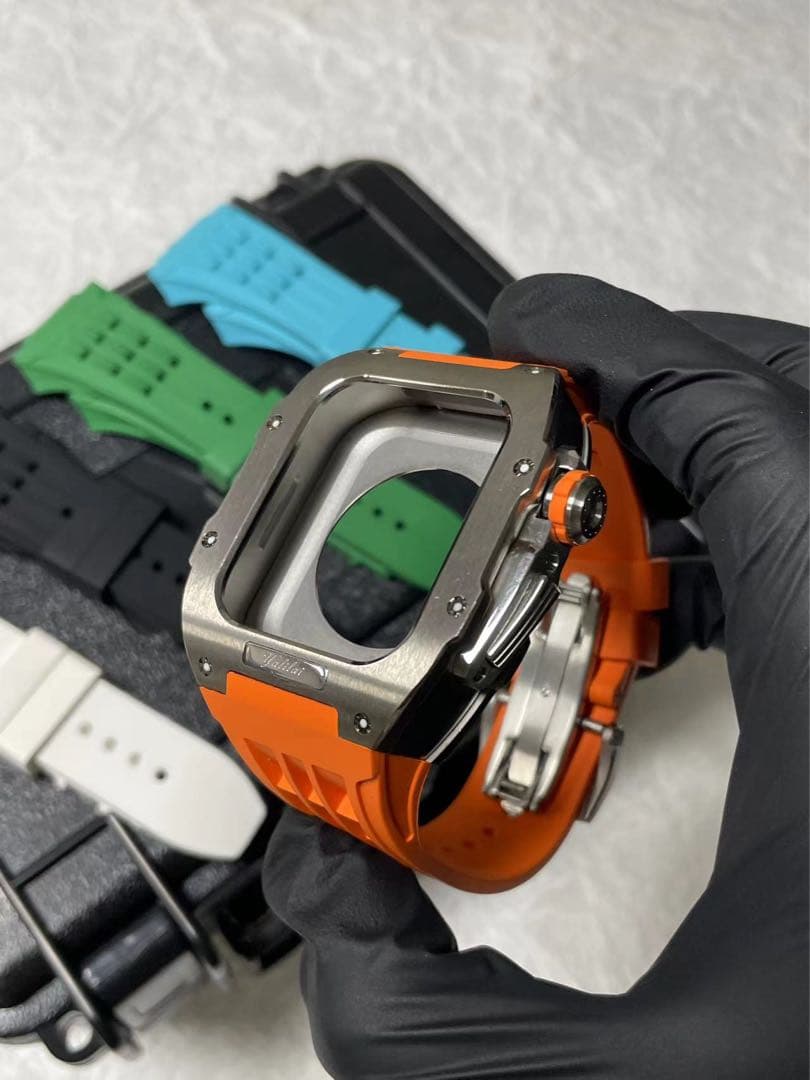 Apple Watch Series9 8 7 6 5 4 SE用バンドカスタム