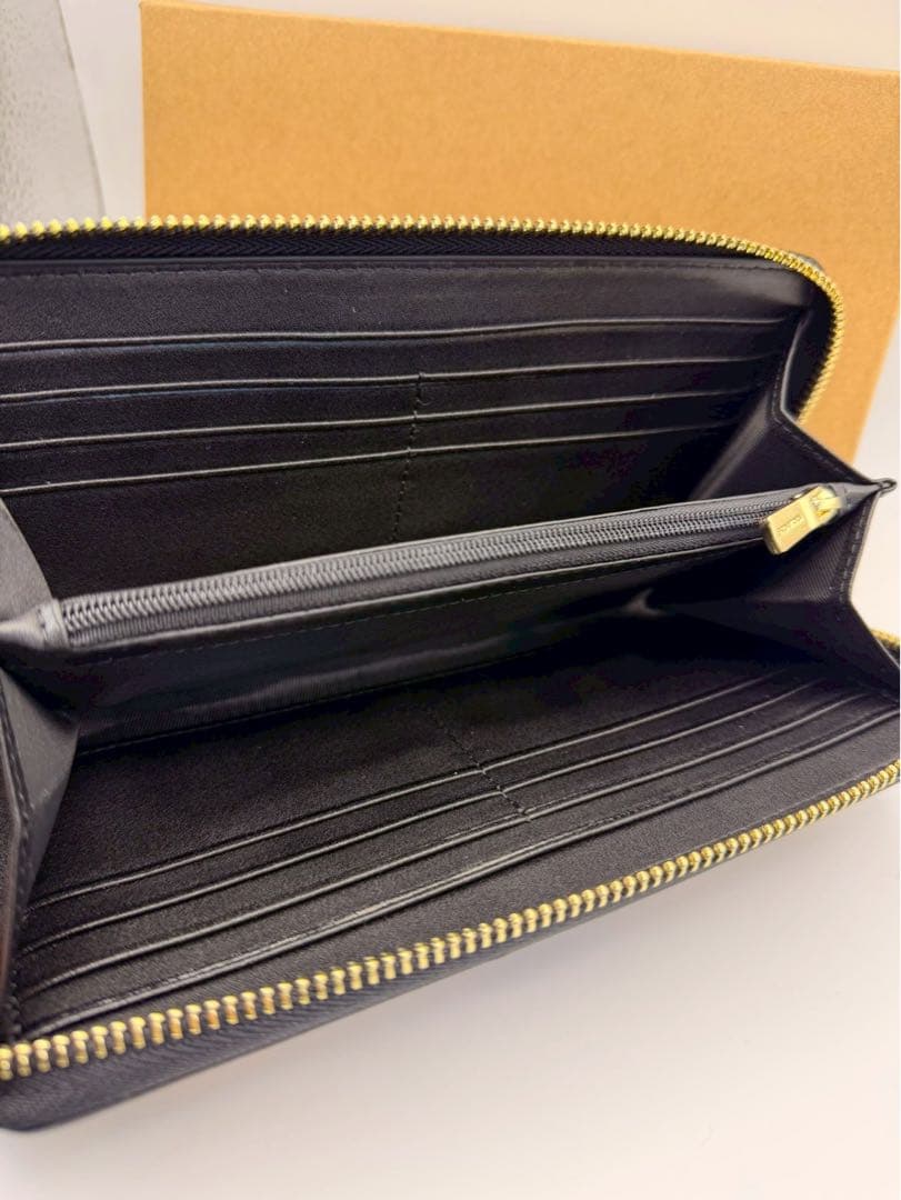 coach 長財布　カーキブラック