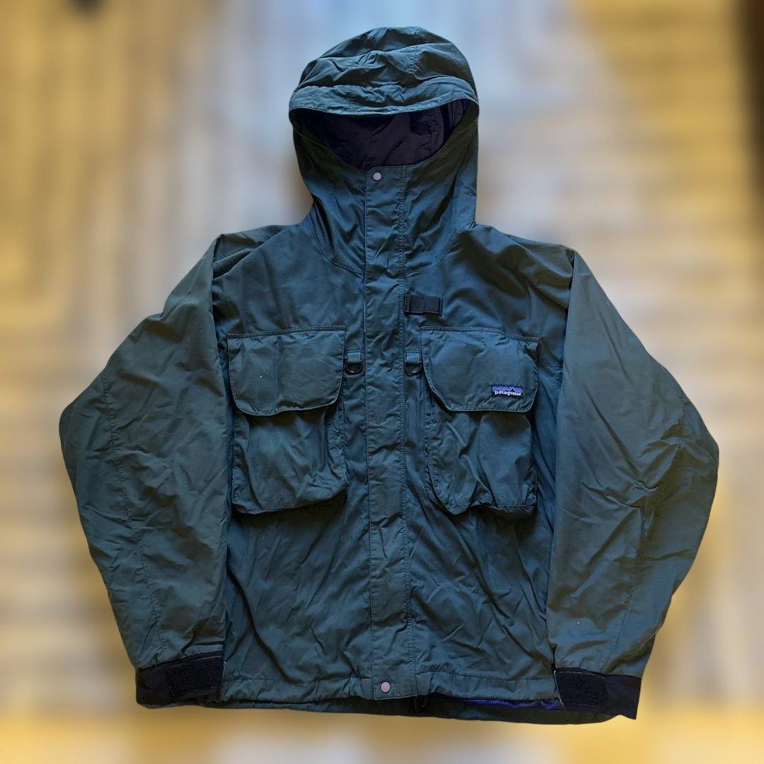 ぷ*く様 90s Patagonia SST ジャケット XL カーキ グリーン