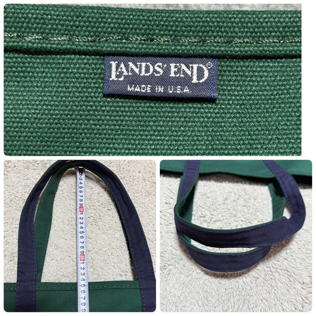 デッドストック90s USA製 LANDS' ENDキャンバストートバッグ