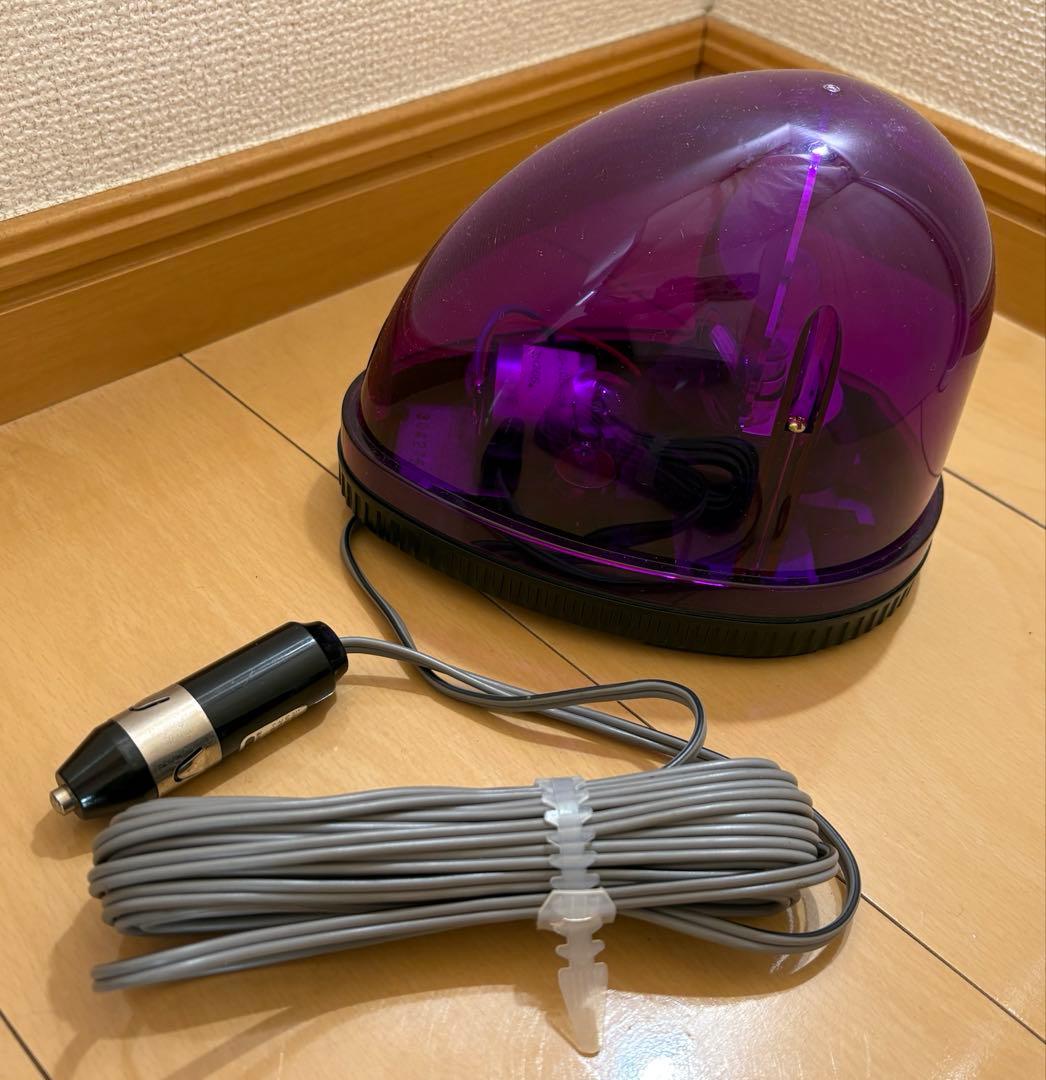 【aaa】【動作確認済】トヨタ純正　ウォーニングフラッシャ　12V　紫