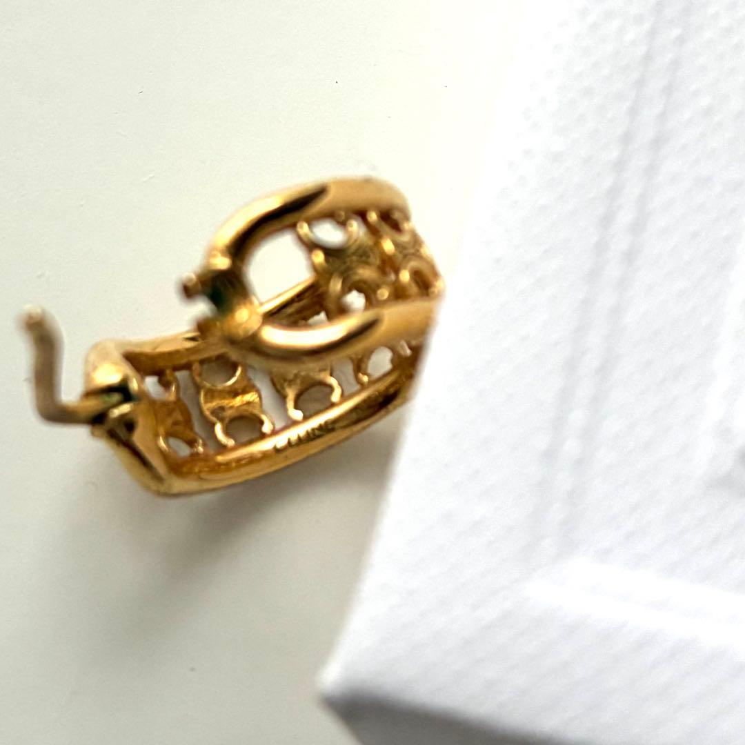 p*h様 廃盤　セリーヌ トリオンフ マルチフープピアス ゴールド　片耳のみ