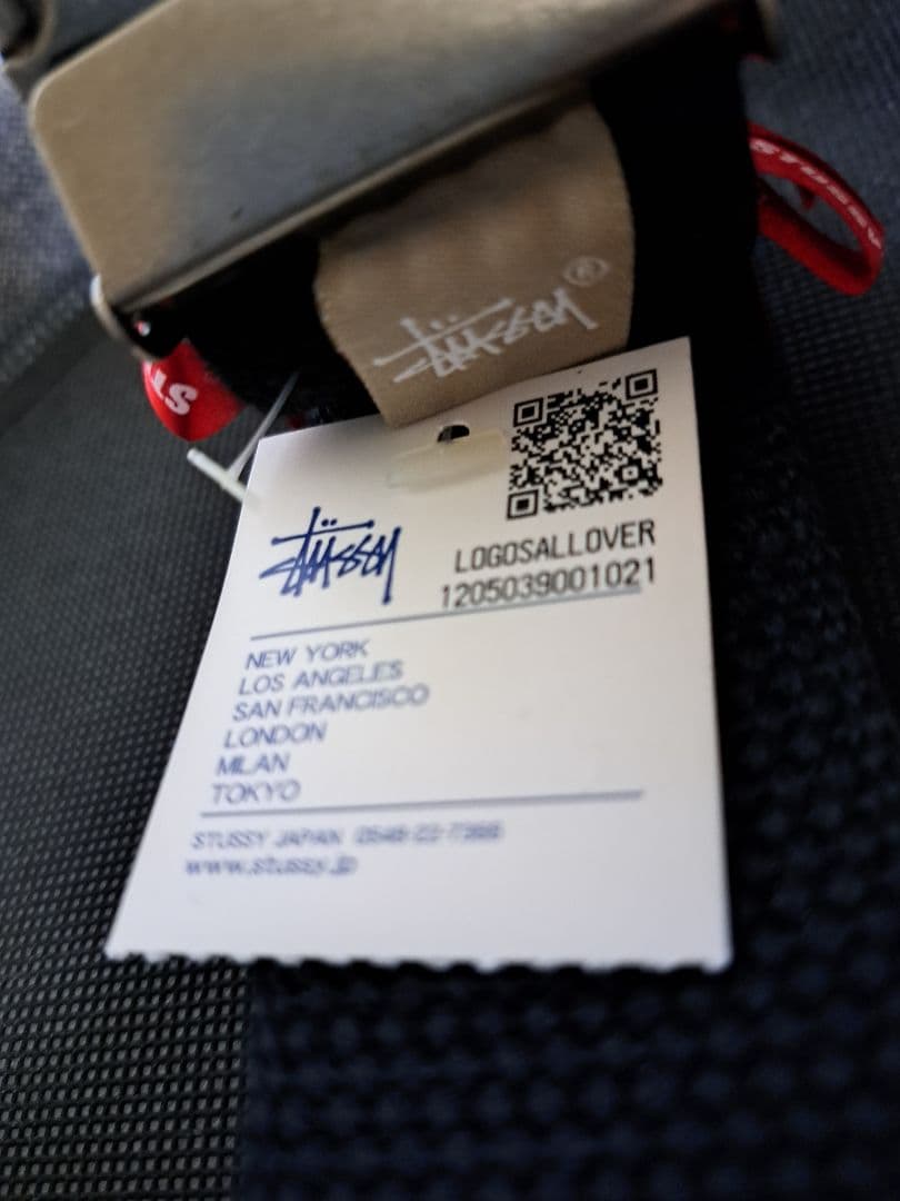 【激レア・新品】Stussy 歴代ロゴ ガチャ ベルト ／黒