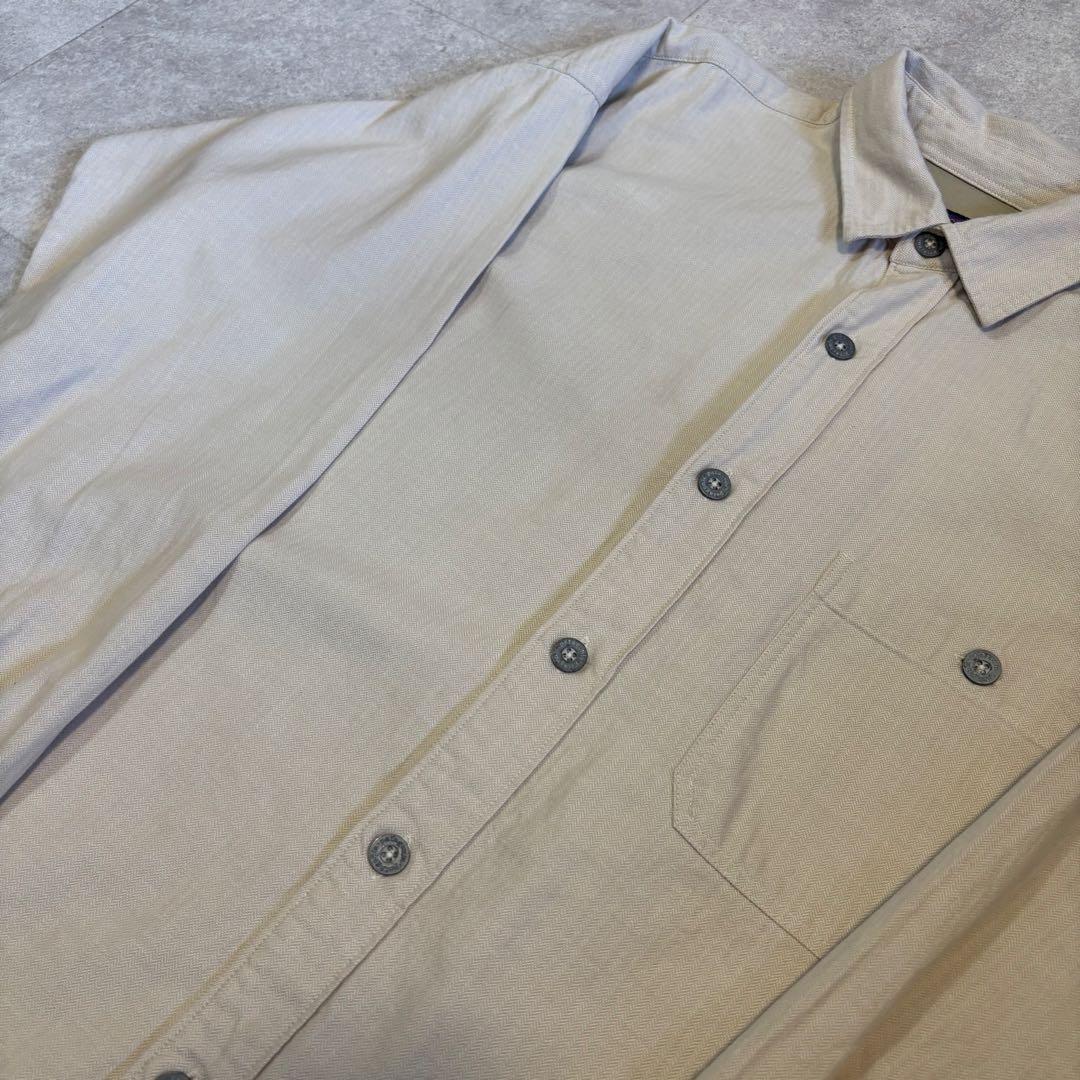 【パタゴニア】コットンシャツ　ヘリンボーン　patagonia 長袖　F00