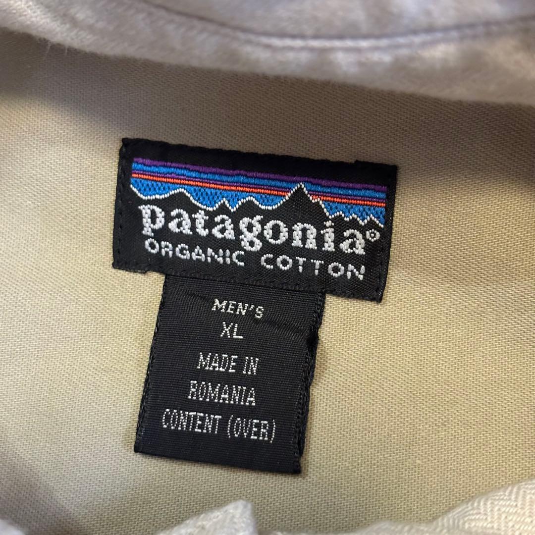 【パタゴニア】コットンシャツ　ヘリンボーン　patagonia 長袖　F00