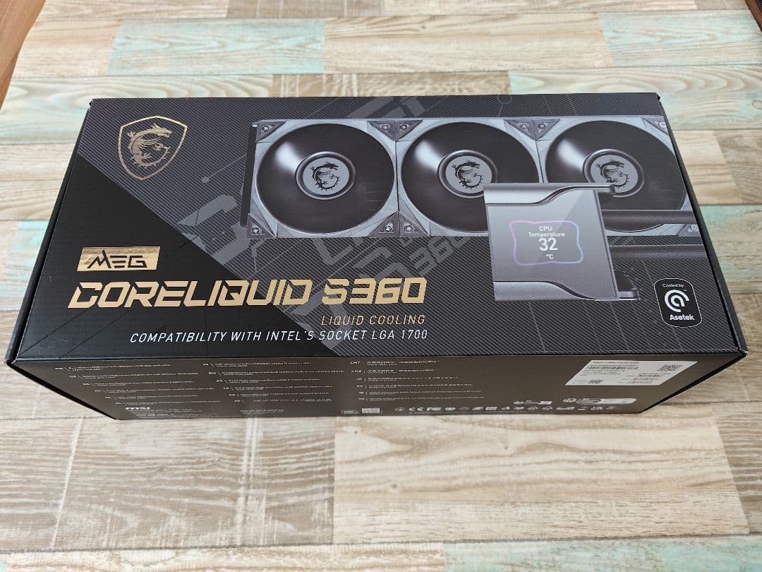 電源ユニット MSI MEG Ai1300P+MSI MEG CORELIQUID S360