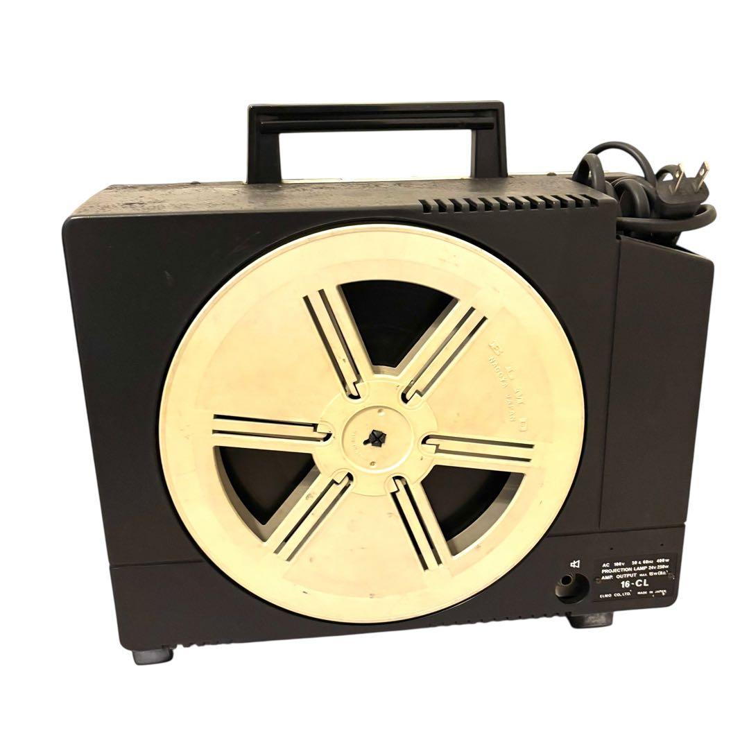 エルモ ELMO 16-CL 16㎜ 映写機 昭和レトロ アンティーク 当時物