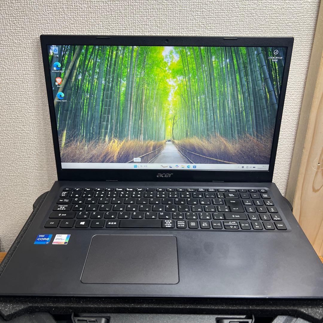 美品 Acer 第11世代 Core i7 128GB SSD 初期化済