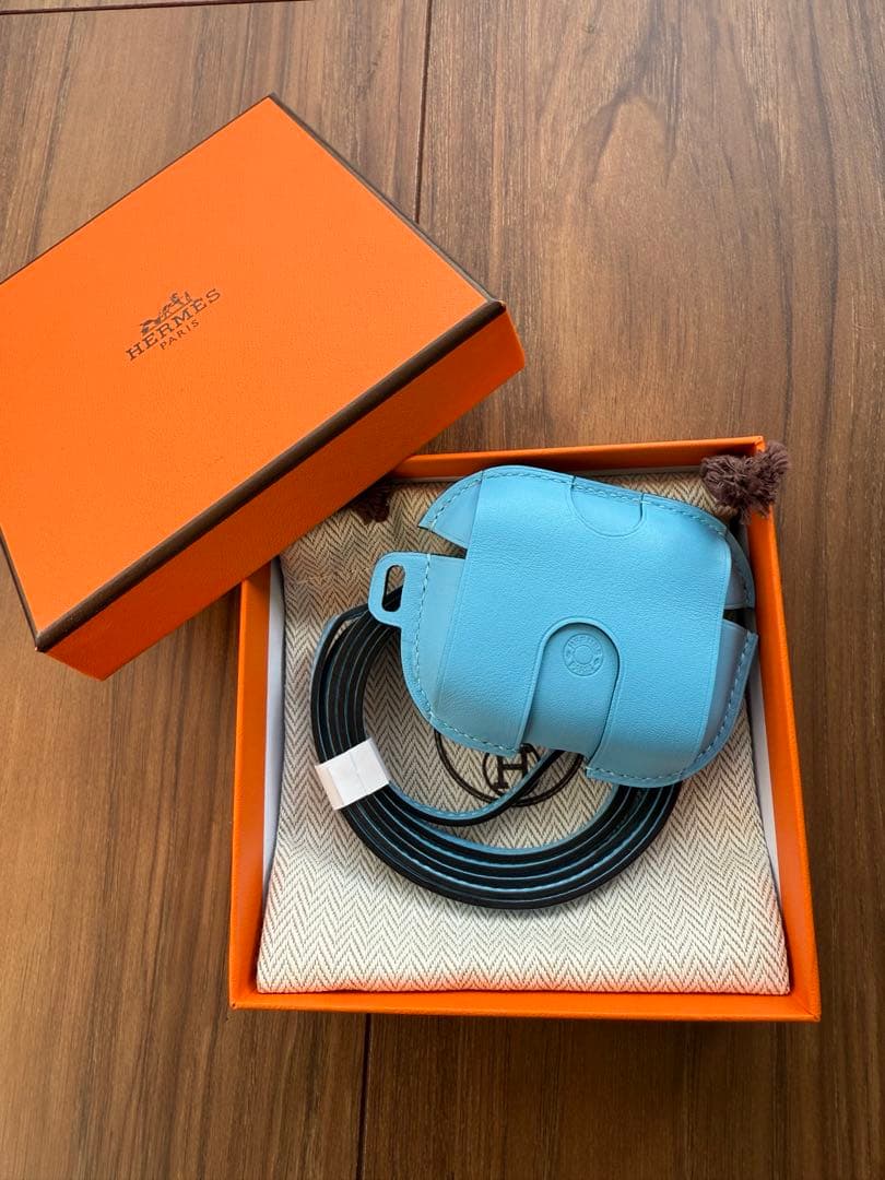 HERMES AirPods Pro ケース ライトブルー