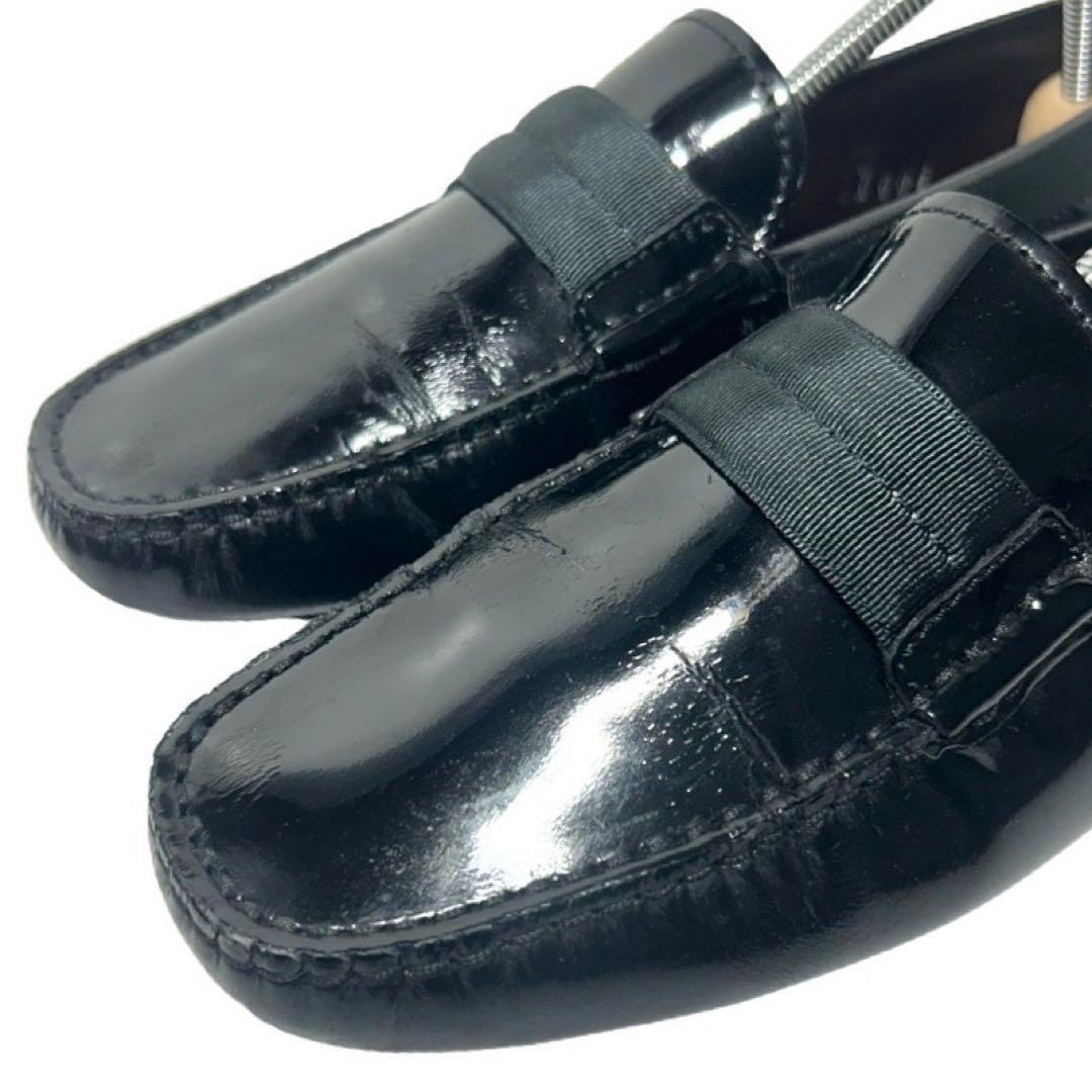 TOD'S エナメルドライビングシューズ　UK5